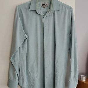 Express Teal Mens Dress Shirt